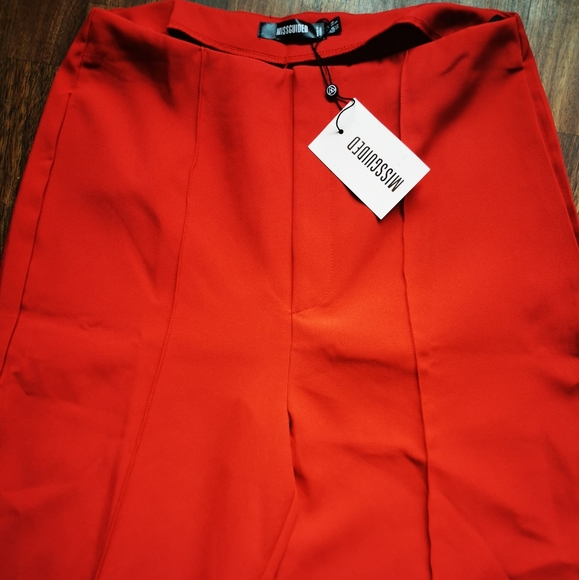 NWT MISSGUIDED tailored straight leg trousers - Picture 2 of 10